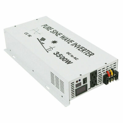 #ad #ad 3500 Watt Power Inverter 12V to 120V Pure Sine Wave Generator Solar Home System $316.35