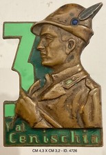 ALPINI 3° BTG VAL CENISCHIA DISTINTIVO DI REPARTO FRONTI FRANCIA GRECIA BALCANI
