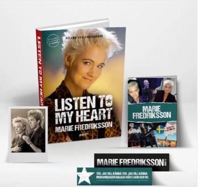 Roxette - Marie Fredriksson Book Brazil rare version