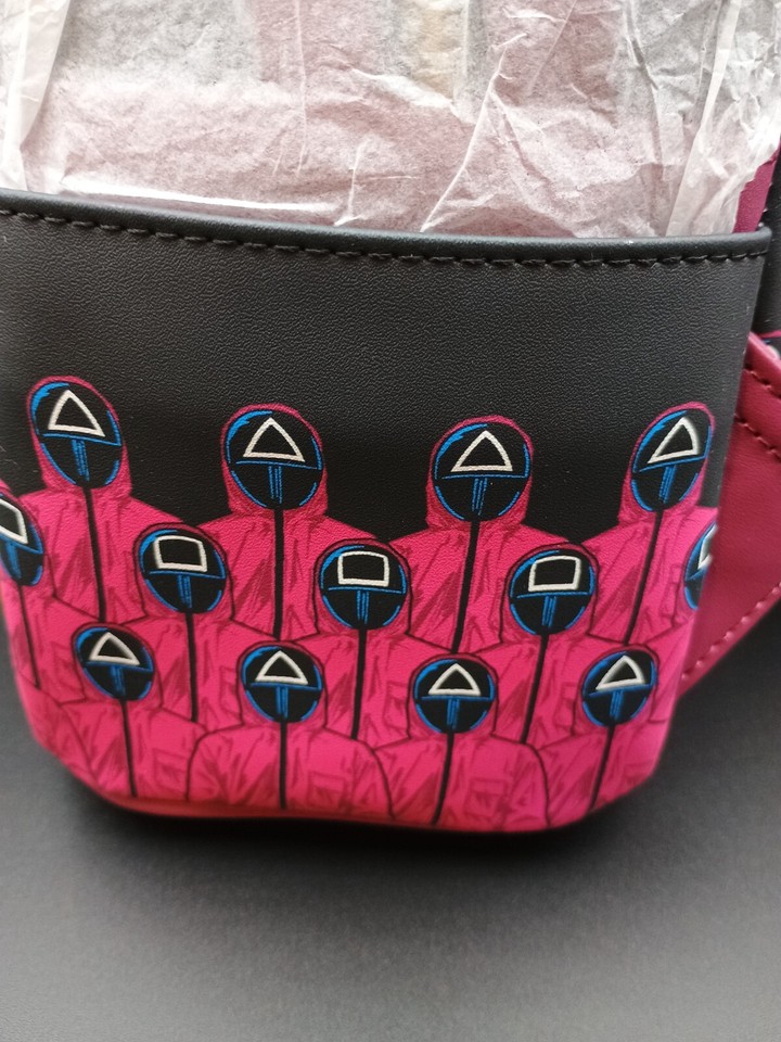 Squid Game Piggy Bank Masked Men Glow Mini Backpack 671803532793 | eBay