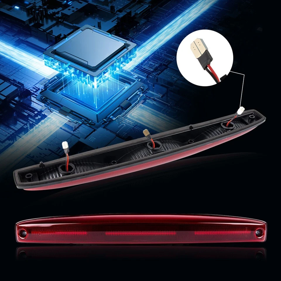 LED Red Center Tailgate Tail Braking Light For 2003-2006 Dodge Ram 2500 3500 Foto 4 de 4