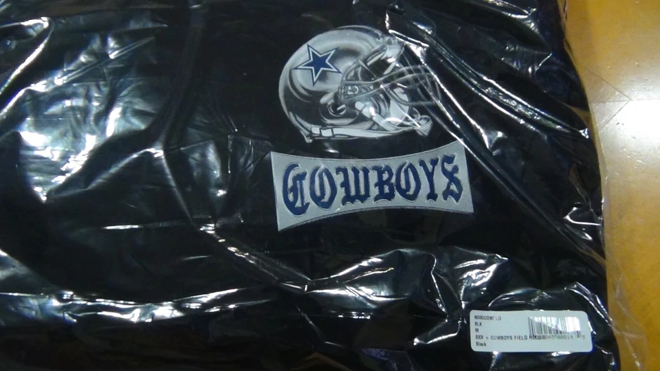OFFICIAL NFL DALLAS COWBOYS BORN X RAISED FIELD HOODIE BLACK IN STOCK Foto 4 de 4