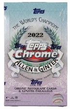 2022 Topps Allen Ginter Chrome, Base, Refractors SP - You Pick! Updated 8/1/23
