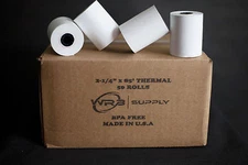 2 1/4'' x 85' Thermal Paper 50 Rolls for Verifone Omni 3200