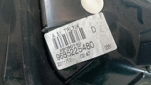 9685225480 Piloto Trasero Derecho para CITROEN C3 Attraction 1099137 - Bild 2 von 3