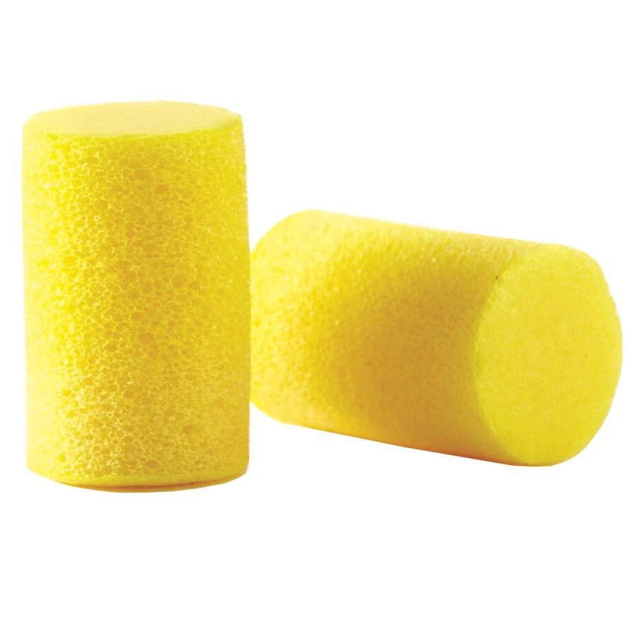 3M Classic Bright Yellow Cylindrical Moisture Resistant Ear Plugs SNR 28dB