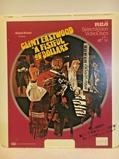 EASTWOOD 1982 CED Videodisc RCA Video Disc RCA PROPERTY STAMP Fistful of Dollars