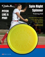 SPIN RIGHT SPINNER Fastpitch Softball Pitching Training Aid - Made in USA