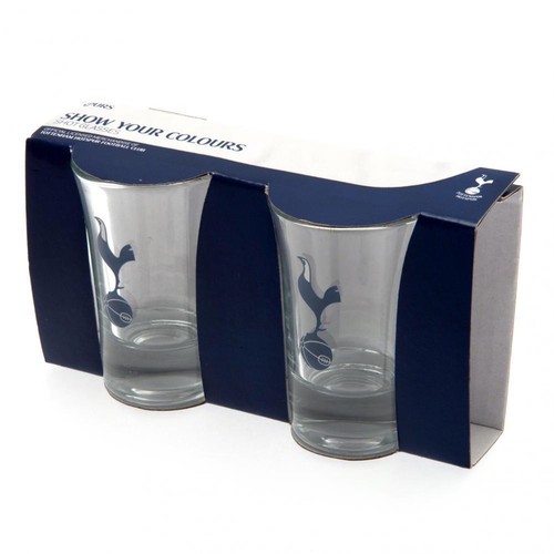 Juego de 2 piezas de vidrio Tottenham Hotspur FC Spurs Navidad y cumpleaños Idea de regalo... - Imagen 3 de 3