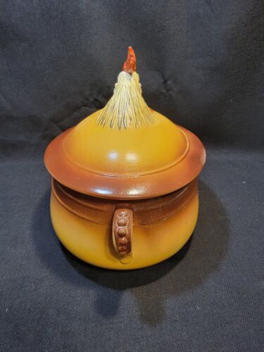 VERY RARE Antique French Pillivuyt Rooster Porcelain Roaster - Picture 7 of 11