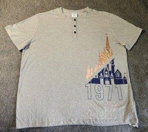 Walt Disney World Henley Shirt 2XL XXL 2021 50th Anniversary Magic Celebration