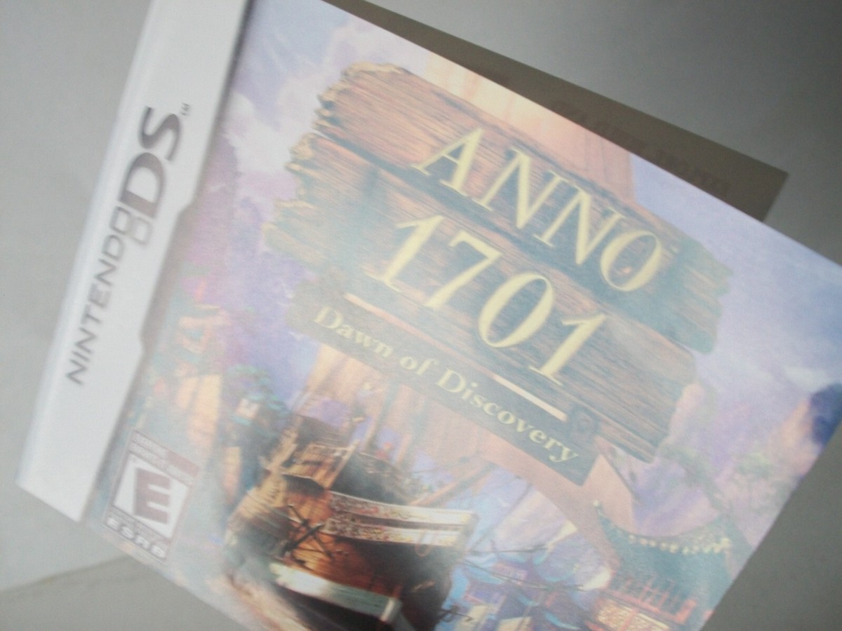 Anno 1701 Dawn of Discovery Nintendo DS Complete Game Real Time
