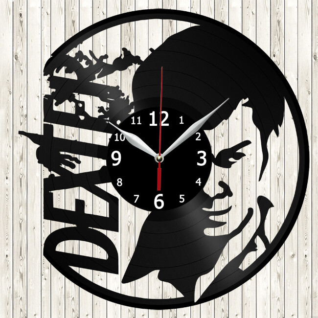 Dexter Vinyl Record Wall Clock Decor Handmade 4383 | eBay