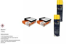 2x MAHLE Innenraumfilter & Klimareiniger für Subaru XV Impreza Stufenheck GR