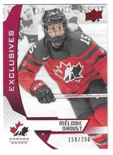 2019 UPPER DECK TEAM CANADA MELODIE DAOUST EXCLUSIVES #43 WOMEN 158/250