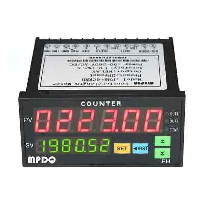 FH8-6CRNB Series Intelligent Dual Digital Display Automation Control Counte