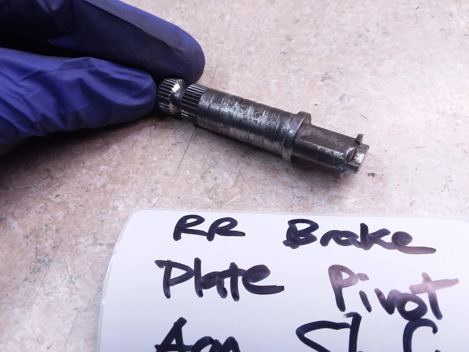 Placa de freno trasero Honda 250 XL XL250 XL250S eje pivote leva 1980 ANX-C44 Foto 3 de 4