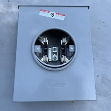 TALON RING TYPE 200A 1 PHASE 3 WIRE 600V UAT427-XGSP METER SOCKET NEMA 3R
