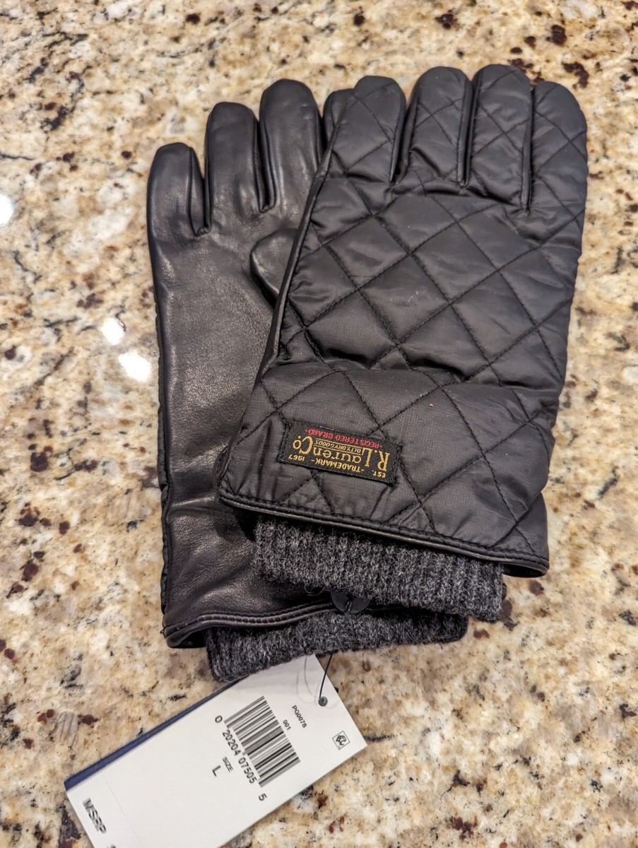 Polo Ralph Lauren Men's Touch Quilted Field Gloves size L | eBay