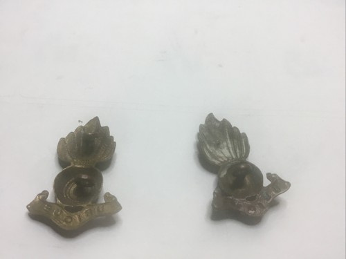Insignias de gorra de artillería vintage W.W.1 de 2"" de alto 1 1/2"" de ancho - Imagen 4 de 5