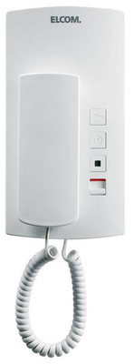 Elcom Türtelefon Telefon HAT402 weiß Audio 1+n 130.810.0