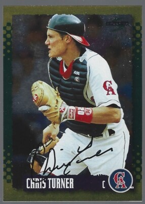 1995 Score Baseball Gold Rush #55 Chris Turner IP autograph signed card