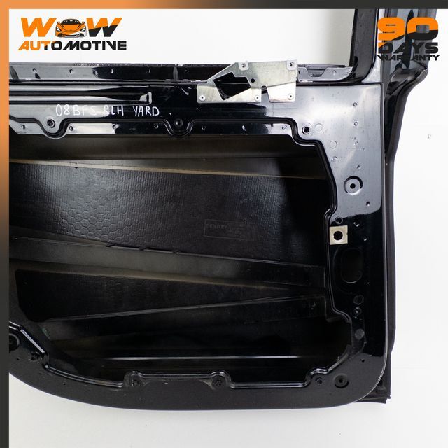 06-13 BENTLEY CONTINENTAL FLYING SPUR REAR RIGHT PASSENGER SIDE DOOR BLACK OEM