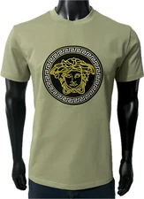 Vèrsace Men Green T-Shirt