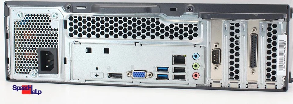 IBM LENOVO THINKCENTRE E73 4150 COMPUTER PC RS-232 PARALLEL LPT WINDOWS 10 500GB - Immagine 3 di 4