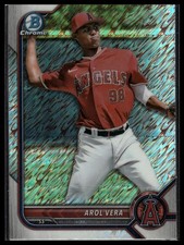 2022 Bowman Chrome #BCP-177 Arol Vera Prospects Shimmer Refractor