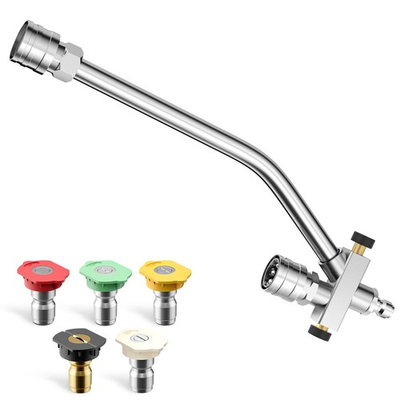 #ad Foam Cannon Dual Connector Accessory1 4quot; Quick Connect Dual Pressure Washer ... $20.51