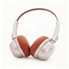 Casque Audio Sans Fil Bluetooth Beige Annulation de Bruit Micro Intégré Buff