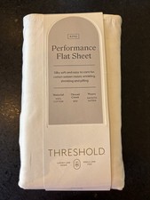 Threshold King Flat Sheet - Cream