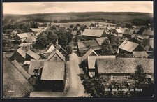 Allrode im Harz, Gesamtansicht mit Hinterland, Ansichtskarte 