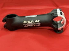 Fuji 1 1/8" 130mm 31.8 Clamp Threadless Black Aluminum Stem