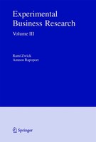 Rami Zwick (U. A.) | Experimental Business Research | Taschenbuch | Englisch