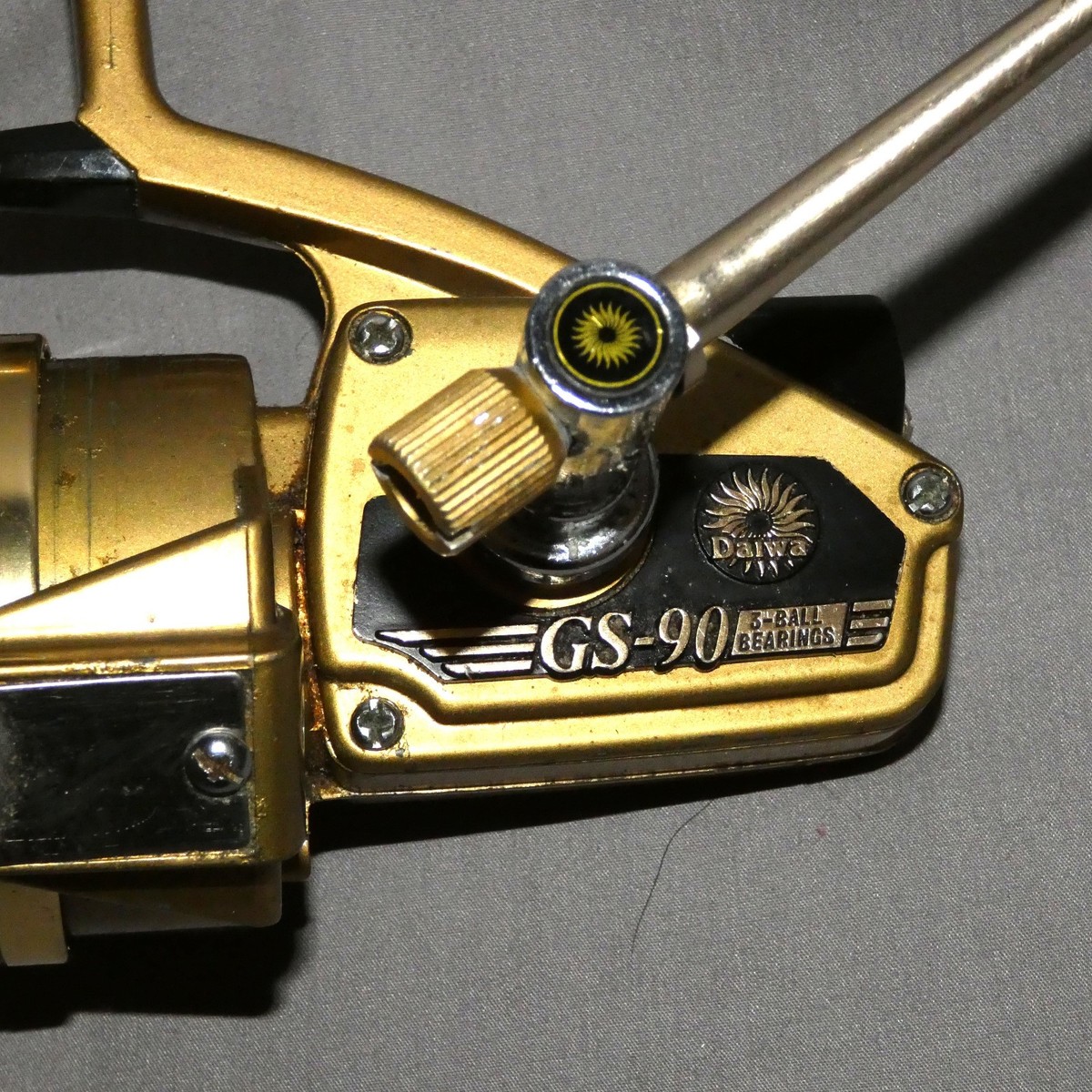 Vintage Daiwa Gold Series Spinning Reel Model GS-90 for Saltwater