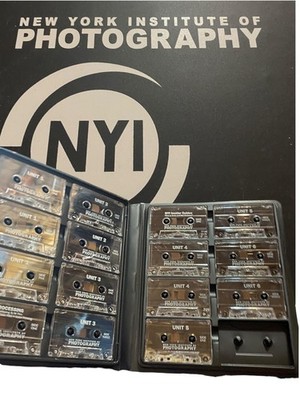 Vintage NY Institution Photography Class  Course Cassette Set Units 1 6 w/ Case