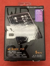 Western Digital WD Black P10 5TB Gaming Portable External Hard Drive "OB"