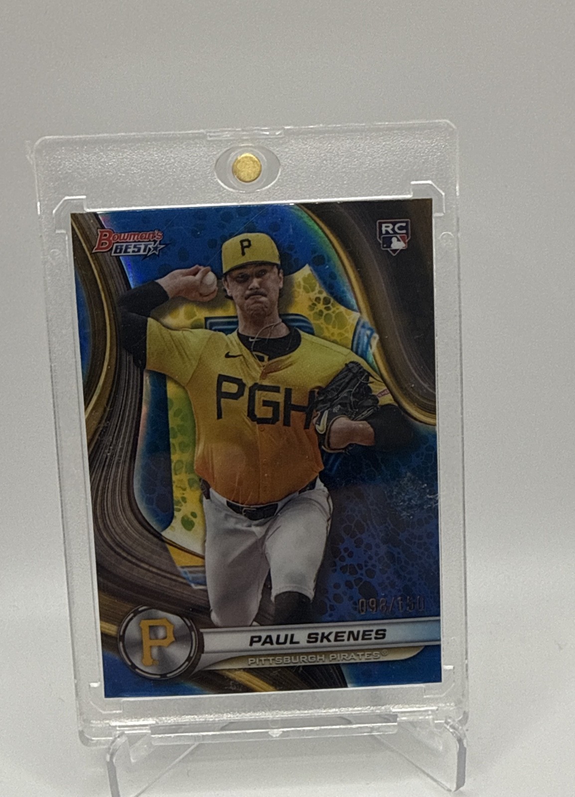 2024 Bowman's Best - Paul Skenes #53 Blue Refractor /150 (RC)