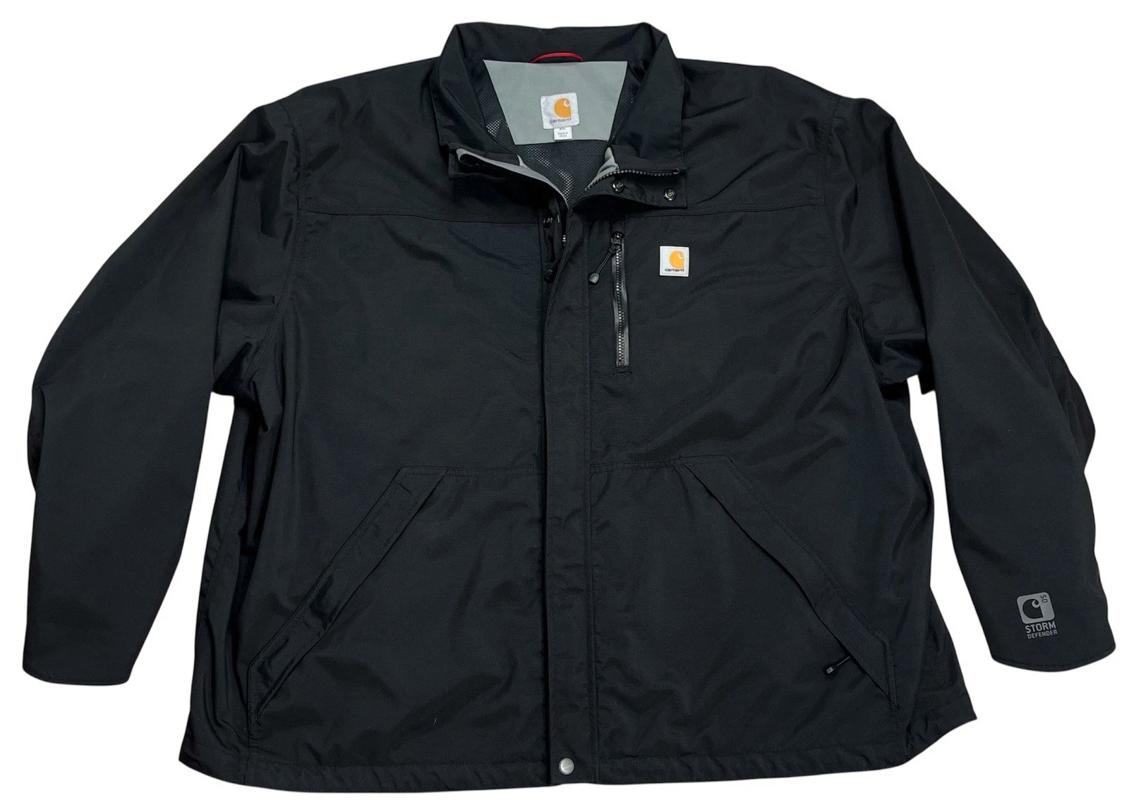 Carhartt Men’s Storm Defender Windbreaker Jacket Outdoor Rain Coat 3XL (No Hood)