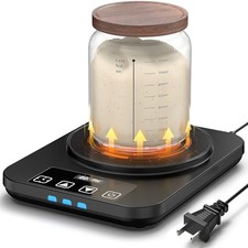 Electric Sourdough Starter Warmer Mat, Upgrade Warming Heating Pad for Black