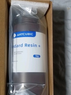 ANYCUBIC Standard Resin+ Gray 1kg 405nm UV-Curing Resin for SLA 3D Printers