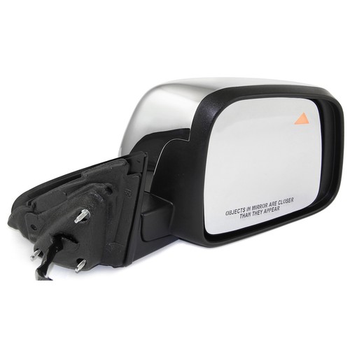Mirror For 11-21 Jeep Grand Cherokee Right Heated Manual Folding with BSD Chrome - Picture 3 of 7