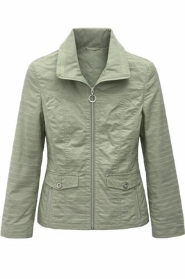 70390032 Women's Barbara Lebek Screen Printed Fabric Zip Jacket