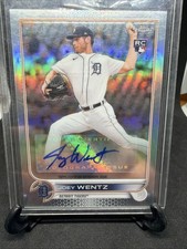 Joey Wentz 2022 Topps Chrome Refractor Autograph