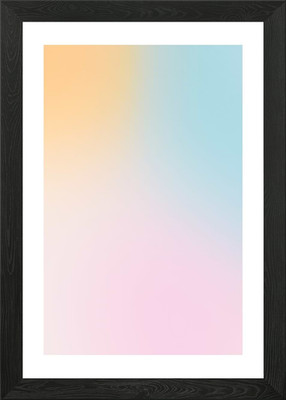 Pastell Farbverlauf Hintergrund Gerahmt Wandbild Poster Leinwanddruck Bild