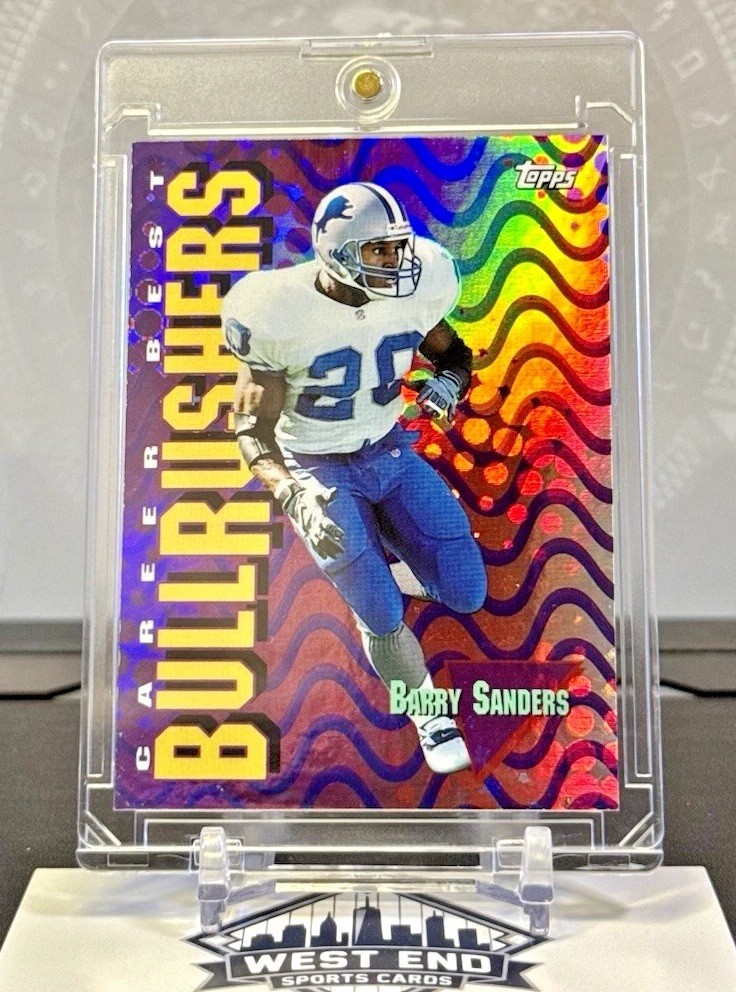 BARRY SANDERS 1999 Topps BULLRUSHERS SP #SB27 Lions HOF 🔥