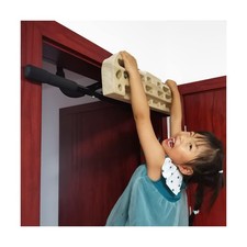Hangboard Rock Climbing Hangboard with Door Way Pull Up Bar; Including Jugs, ...
