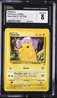 2000 Pokémon Pikachu #87/130 CGC 8